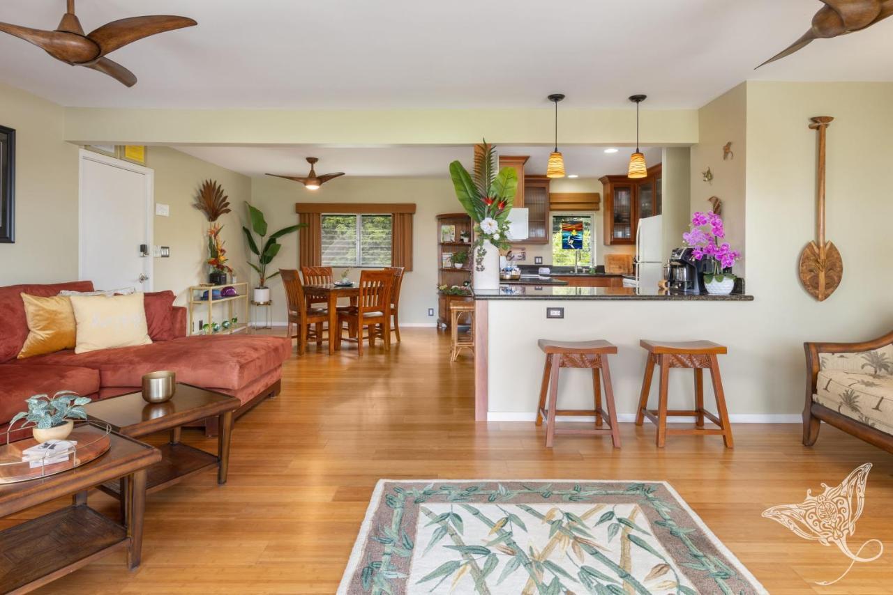 Hale Hahalua - Hale Hahalua - Serenity And Ocean Views In Kona - Now With Upgraded Ac In Bedroom Kailua-Kona Exterior photo